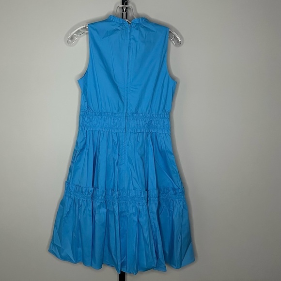 EUC-Lilly Pulitzer Elina Cotton boho Dress Blue size 2- - Picture 5 of 12